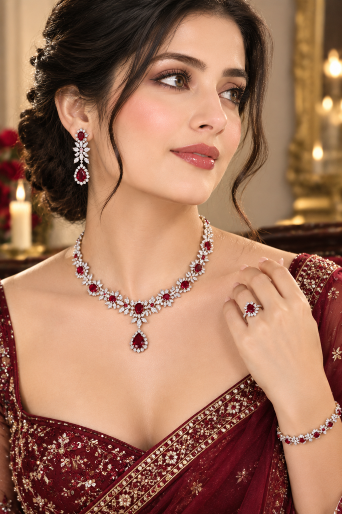 Crimson Royale Diamond Parure​